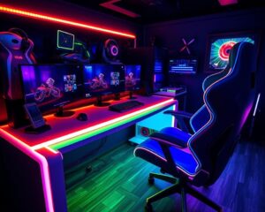 Reformas em Iluminação Gamer